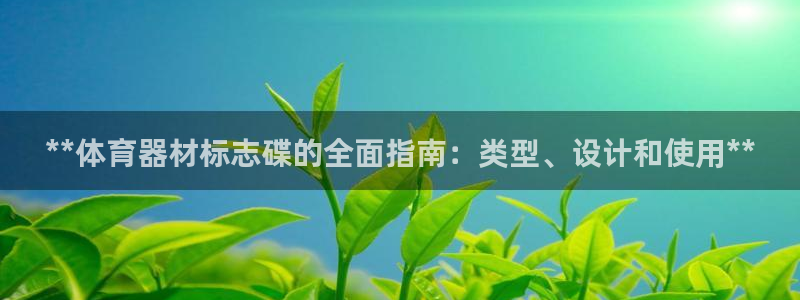 尊龙d88会员：**体育器材标志碟的全面指南：类型、