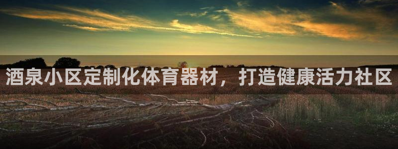 尊龙凯时官网登录入口：酒泉小区定制化体育器材，打造健