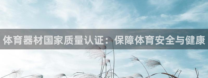 尊龙凯时发展历程：体育器材国家质量认证：保障体育安全