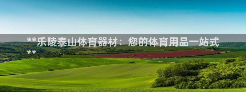 d88尊龙官网手机app：**乐陵泰山体育器材：您的