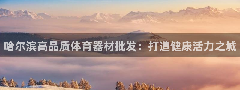 尊龙凯时网站网址：哈尔滨高品质体育器材批发：打造健康