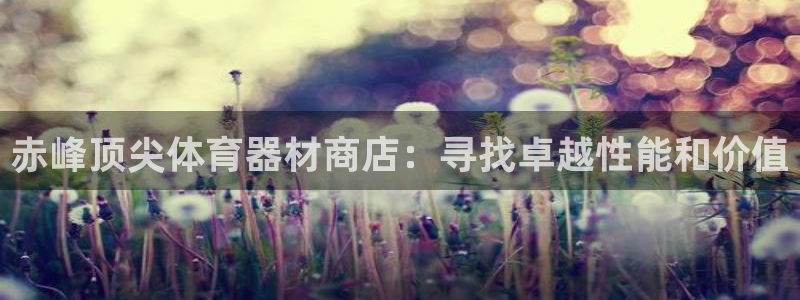 尊龙/人生就是博：赤峰顶尖体育器材商店：寻找卓越性能