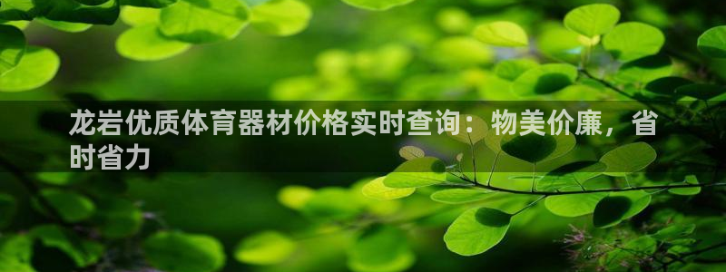 尊龙凯时只输不赢：龙岩优质体育器材价格实时查询：物美