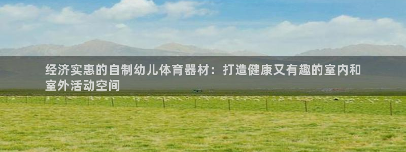 尊龙d88官网准认来就送38：经济实惠的自制幼儿体育