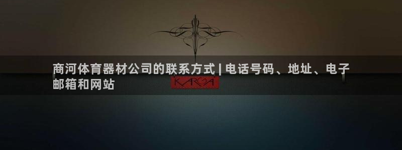 d88尊龙官网手机app：商河体育器材公司的联系方式